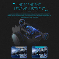 VR SHINECON G06E Virtual Reality 3D Video Glasses Suitable for 4.7 inch - 6.1 inch Smartphone with Headset, G06E
