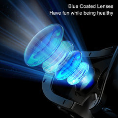 VRG Pro Audio Video Version Blu-ray Coated Lenses All-in-one Mobile Phone 3D VR Glasses, Blu-ray Coated Lenses