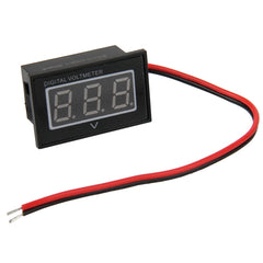 V40D 2 Wires Red Light Display Mini Waterproof IPX4 Digital Voltage Meter, Measure Voltage: DC 15-120V, DT0001G, DT0001L, DT0001R