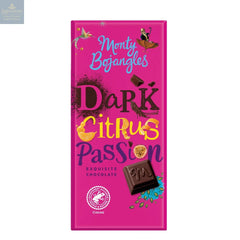 Dark Citrus Passion exquisite chocolate bar