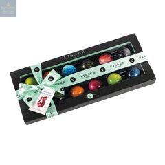 Deluxe gift box of 12 Midi Picasso chocolates with menu tag