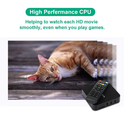 MXQ Pro 5G 1280 x 720 Full HD Media Player 1 GB + 8 GB RK30Board Quad Core Android 7.1 TV-Box mit Fernbedienung