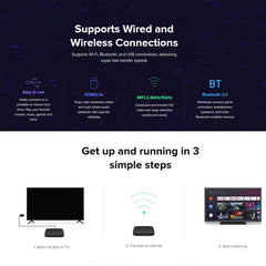 Xiaomi TV Box S 2.ª generación 4K HDR Google TV con reproductor multimedia de transmisión remota con Google Assistant, Cortex-A55 de cuatro núcleos de 64 bits, 2 GB + 8 GB, Google TV, versión para la UE