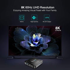 X88 Pro 20 4K Smart TV BOX Android 11.0 Media Player with Infrared Remote Control, RK3566 Quad Core 64bit Cortex-A55 up to 1.8GHz, RAM: 8GB, ROM: 128GB, Support Dual Band WiFi, Bluetooth, Ethernet, EU Plug, 8GB+128GB