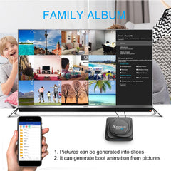 X88 Pro 20 4K Smart TV BOX Android 11.0 Media Player with Infrared Remote Control, RK3566 Quad Core 64bit Cortex-A55 up to 1.8GHz, RAM: 8GB, ROM: 128GB, Support Dual Band WiFi, Bluetooth, Ethernet, EU Plug, 8GB+128GB