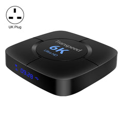 6K UHD Smart TV Box, Android 10.0, Allwinner H616 Quad Core, 2GB+8GB,EU Plug, 2GB+8GB