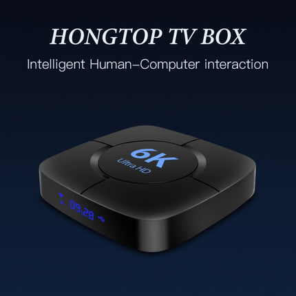6K UHD Smart TV Box, Android 10.0, Allwinner H616 Quad Core, 2GB+8GB,EU Plug, 2GB+8GB
