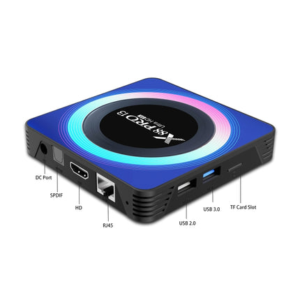 Acrylic X88 Pro 13 8K Ultra HD Android 13.0 Smart TV Box with Remote Control, RK3528 Quad-Core, 4G+32GB, 4G+32GB
