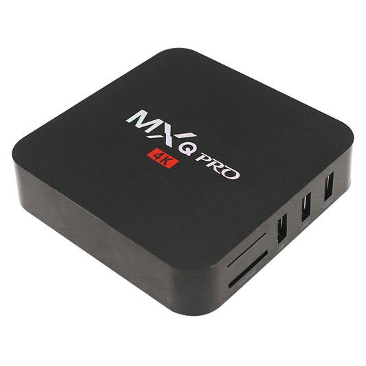 MXQ PROi 1080P 4K HD Smart TV BOX with Remote Controller, Android 7.1 S905W Quad Core Cortex-A53 Up to 2GHz, RAM: 2GB, ROM: 16GB, Support WiFi, UK Plug, 2GB+16GB,UK Plug