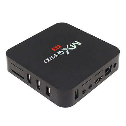 MXQ PROi 1080P 4K HD Smart TV BOX with Remote Controller, Android 7.1 S905W Quad Core Cortex-A53 Up to 2GHz, RAM: 2GB, ROM: 16GB, Support WiFi, UK Plug, 2GB+16GB,UK Plug