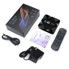 H40 4K Ultra HD Smart TV BOX Android 10.0 Media Player with Remote Control, Quad-core, RAM: 4GB, ROM: 64GB, 4GB+64GB AU Plug H40, 4GB+64GB UK Plug H40, 4GB+64GB US Plug H40, 4GB+64GB EU Plug H40