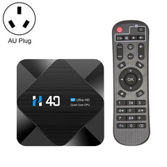 H40 4K Ultra HD Smart TV BOX Android 10.0 Media Player with Remote Control, Quad-core, RAM: 4GB, ROM: 64GB, 4GB+64GB AU Plug H40, 4GB+64GB UK Plug H40, 4GB+64GB US Plug H40, 4GB+64GB EU Plug H40