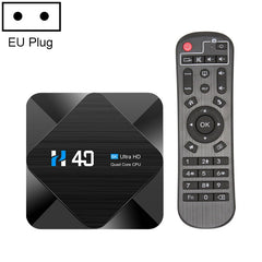 H40 4K Ultra HD Smart TV BOX Android 10.0 Media Player with Remote Control, Quad-core, RAM: 4GB, ROM: 64GB, 4GB+64GB AU Plug H40, 4GB+64GB UK Plug H40, 4GB+64GB US Plug H40, 4GB+64GB EU Plug H40