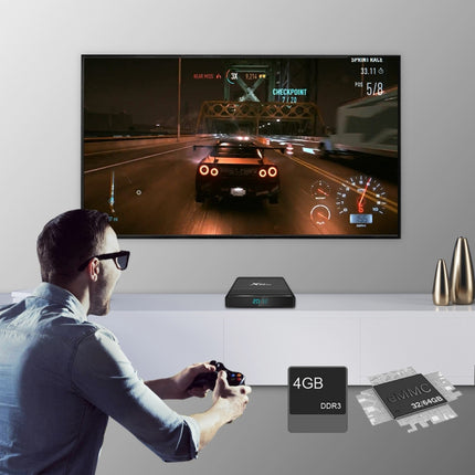 X96 Air 8K Smart TV BOX Android 9.0 Media Player with Remote Control, Quad-core Amlogic S905X3, RAM: 4GB, ROM: 32GB, Dual Band WiFi, Bluetooth, AU Plug