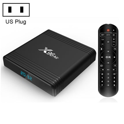 X96 Air 8K Smart TV BOX Android 9.0 Media Player with Remote Control, Quad-core Amlogic S905X3, RAM: 4GB, ROM: 32GB, Dual Band WiFi, Bluetooth, AU Plug