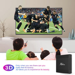 X96 Air 8K Smart TV BOX Android 9.0 Media Player with Remote Control, Quad-core Amlogic S905X3, RAM: 4GB, ROM: 32GB, Dual Band WiFi, Bluetooth, AU Plug, 4GB+32GB