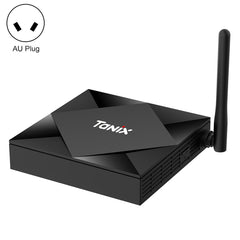TANIX TX6s 4K Smart TV BOX Android 10 Media Player wtih Remote Control, Quad Core Allwinner H616, RAM: 4GB, ROM: 64GB, 2.4GHz/5GHz WiFi, Bluetooth, AU Plug, 4GB+64GB