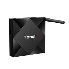 TANIX TX6s 4K Smart TV BOX Android 10 Media Player wtih Remote Control, Quad Core Allwinner H616, RAM: 4GB, ROM: 64GB, 2.4GHz/5GHz WiFi, Bluetooth, AU Plug, 4GB+64GB