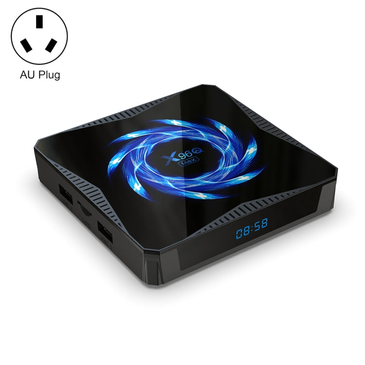 TANIX X96Q Max 4K Smart TV BOX Android 10 Media Player with Remote Control, Quad Core Allwinner H616, RAM: 4GB, ROM: 64GB, 2.4GHz/5GHz WiFi, EU Plug, 4GB+64GB
