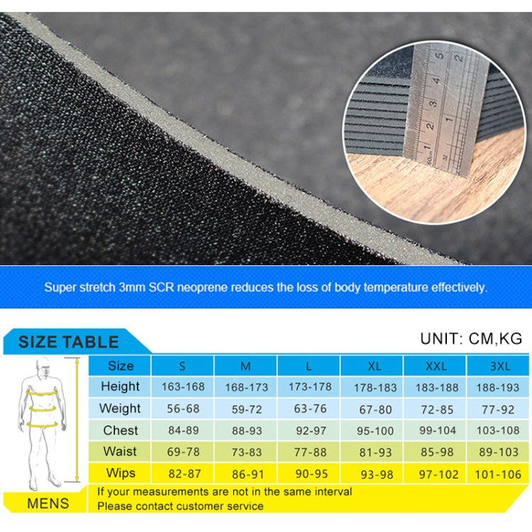 SLINX 1106 5mm Neoprene + Towel Lining Super Elastic Wear-resistant Warm Semi-dry Full Body One-piece Wetsuit for Men