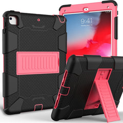 Shockproof Two-color silicone Protection Shell for iPad 9.7(2018) & 9.7(2017) & Air 2, with Holder