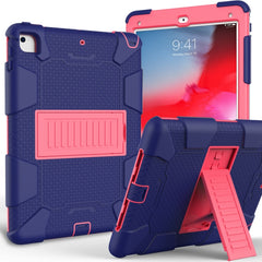 Shockproof Two-color silicone Protection Shell for iPad 9.7(2018) & 9.7(2017) & Air 2, with Holder