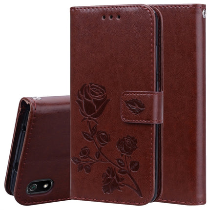 Rose Embossed Horizontal Flip PU Leather Case with Holder & Card Slots & Wallet, for Huawei Honor 20, for Huawei Honor 20 Pro, for Xiaomi Redmi K20 / K20 Pro, for Xiaomi Redmi 7A