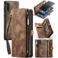 CaseMe-008 Detachable Multifunctional Horizontal Flip Leather Case with Card Slot & Holder & Zipper Wallet & Photo Frame, For Samsung Galaxy A70, For Samaung Galaxy A30S／A50S／A50, For Galaxy S10 5G