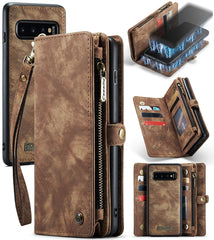CaseMe-008 Detachable Multifunctional Horizontal Flip Leather Case with Card Slot & Holder & Zipper Wallet & Photo Frame, For Samsung Galaxy A70, For Samaung Galaxy A30S／A50S／A50, For Galaxy S10 5G