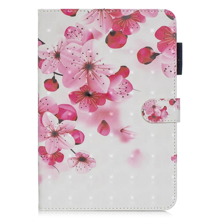 3D Horizontal Flip Leather Case with Holder & Card Slots