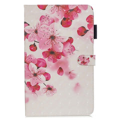 3D Horizontal Flip Leather Case with Holder & Card Slots, For  Galaxy Tab A 8 (2019), For Galaxy Tab A 10.1 (2019), For Galaxy Tab A 10.5