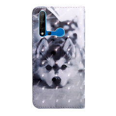 3D Coloured Drawing Pattern Horizontal Flip Leather Case with Holder & Card Slots & Wallet & Lanyard, for Huawei Honor 20 Pro, for Galaxy A10E / A20E