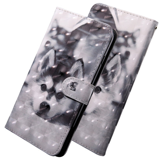 3D Coloured Drawing Pattern Horizontal Flip Leather Case with Holder & Card Slots & Wallet & Lanyard, for Galaxy M40, for LG K50 / Q60