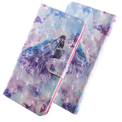 3D Coloured Drawing Pattern Horizontal Flip Leather Case with Holder & Card Slots & Wallet & Lanyard, for Galaxy M40, for LG K50 / Q60