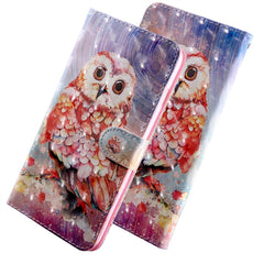 3D Coloured Drawing Pattern Horizontal Flip Leather Case with Holder & Card Slots & Wallet & Lanyard, for Galaxy M40, for LG K50 / Q60