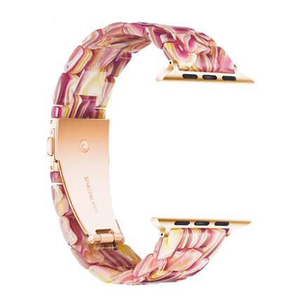 Simple Fashion Resin Watch Strap for, For Apple Watch Series 4 40mm & Series 3 & 2 & 1 38mm, For Apple Watch Series 4 44mm & Series 3 & 2 & 1 42mm