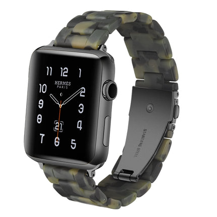 Simple Fashion Resin Watch Strap for, For Apple Watch Series 4 40mm & Series 3 & 2 & 1 38mm, For Apple Watch Series 4 44mm & Series 3 & 2 & 1 42mm