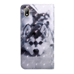 3D Painting Pattern Coloured Drawing Horizontal Flip TPU + PU Leather Case with Holder & Card Slots & Wallet, For Huawei Y5 2019, For Nokia 1 Plus