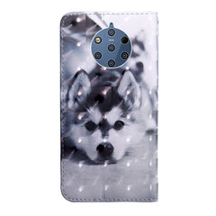 3D Painting Pattern Coloured Drawing Horizontal Flip TPU + PU Leather Case with Holder & Card Slots & Wallet, For Nokia 9 PureView, For Galaxy A20E