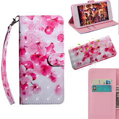 3D Painting Pattern Coloured Drawing Horizontal Flip TPU + PU Leather Case with Holder & Card Slots & Wallet, For iPhone XR