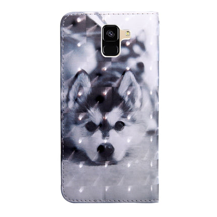 3D Painting Pattern Coloured Drawing Horizontal Flip TPU + PU Leather Case with Holder & Card Slots & Wallet, For Samsung Galaxy A6 (2018), For Samsung Galaxy A6+ (2018)