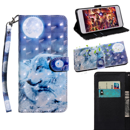3D Painting Pattern Coloured Drawing Horizontal Flip TPU + PU Leather Case with Holder & Card Slots & Wallet, For Samsung Galaxy J4+, For Samsung Galaxy J4 (EU version)