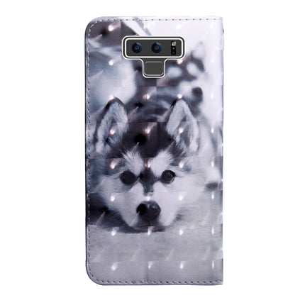 3D Painting Pattern Coloured Drawing Horizontal Flip TPU + PU Leather Case with Holder & Card Slots & Wallet, For Samsung Galaxy Note9, For Samsung Galaxy S8