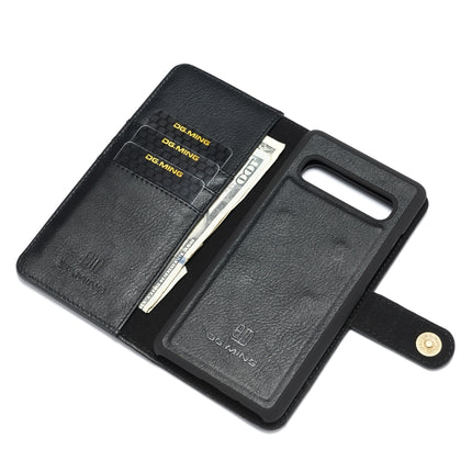 DG.MING Crazy Horse Texture Flip Detachable Magnetic Leather Case with Holder & Card Slots & Wallet