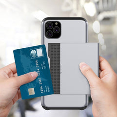 Shockproof Rugged Armor Protective Case with Card Slot, For iPhone 11 Pro, for iPhone 11 Pro