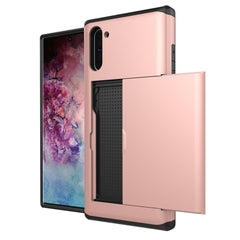 Funda protectora resistente a prueba de golpes con ranura para tarjetas, para iPhone 11, para iPhone 11, para Galaxy Note 10, para Galaxy Note 10