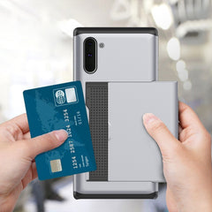 Funda protectora resistente a prueba de golpes con ranura para tarjetas, para iPhone 11, para iPhone 11, para Galaxy Note 10, para Galaxy Note 10