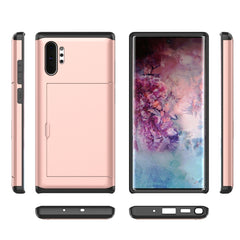 Shockproof Rugged Armor Protective Case with Card Slot, For Galaxy Note 10 Pro, for Galaxy Note 10 Pro