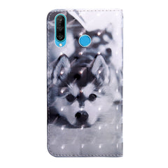 3D Painting Pattern Coloured Drawing Horizontal Flip TPU + PU Leather Case with Holder & Card Slots & Wallet, For Huawei P30 Lite / Nova 4e, For Huawei Y6 2019 / Y6 Pro 2019 /  Honor Play 8A