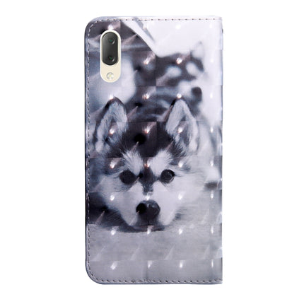 3D Painting Pattern Coloured Drawing Horizontal Flip TPU + PU Leather Case with Holder & Card Slots & Wallet, For Sony Xperia L3